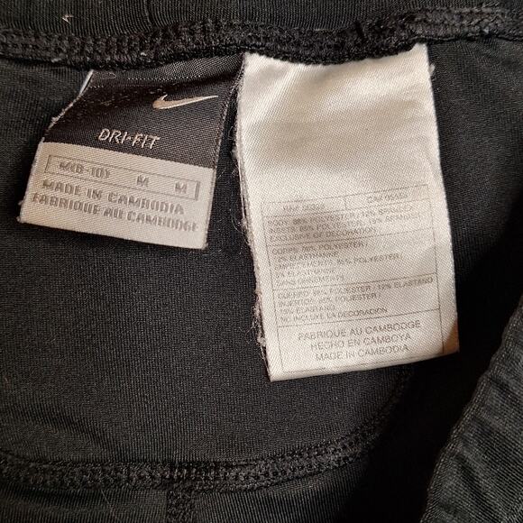 Nike Dri-Fit straight leg running pants stretchy drawstring reflective workout - Picture 4 of 5